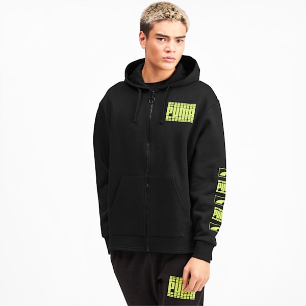 Puma rebel block hoodie top