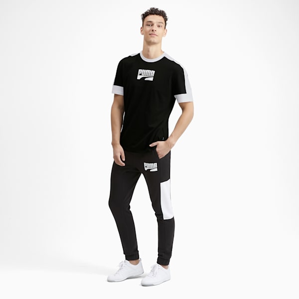 Rebel Block Men's Tee, Puma Black, extralarge