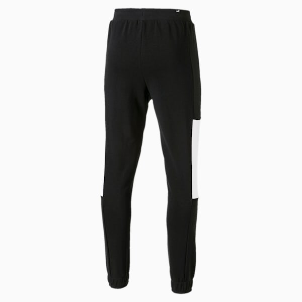 Rebel Block Men's Sweatpants, Puma Black, extralarge