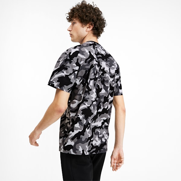 Rebel Camo Men's Tee, Puma Black, extralarge