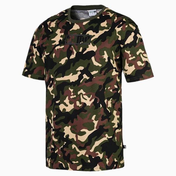 Rebel Camo Men's Tee, Forest Night, extralarge