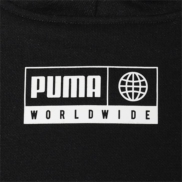 キッズ アルファ アドバンス フーディー FL, Puma Black, extralarge-JPN