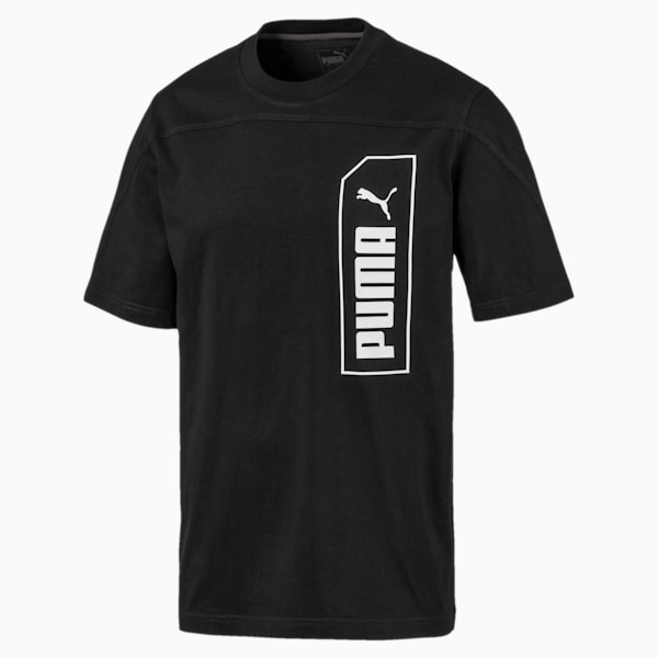 NU-TILITY Men's T-Shirt, Puma Black, extralarge-IND