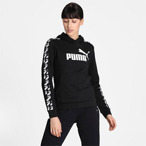 Amplified Women's Hoodie, Puma Black