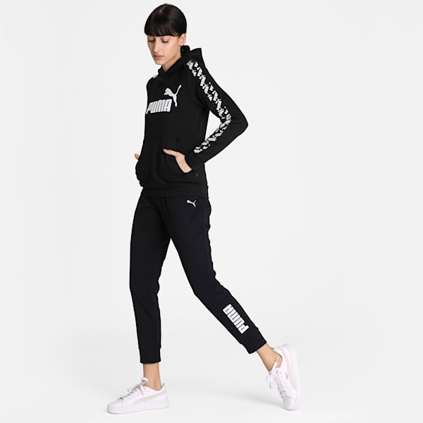 Amplified Women's Hoodie, Puma Black