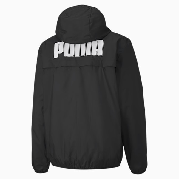 Essentials Rebel Men's Windbreaker, Puma Black, extralarge