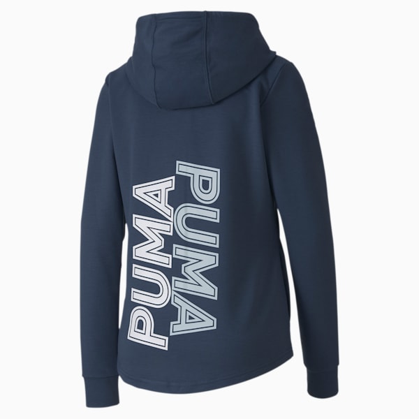 Navy puma hoodie womens top