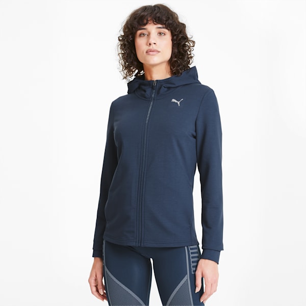 Modern Sports Women's Full Zip Hoodie, Dark Denim, extralarge