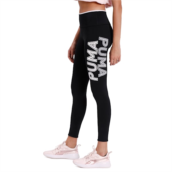 Modern Sports Legging, Puma Black-Puma White, extralarge-IND