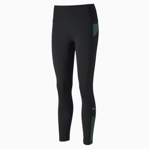 Evostripe High 7/8 Women's Leggings, Puma Black-Mist Green, extralarge-IND