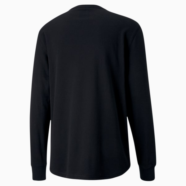 FUSION Men's Crewneck Sweatshirt, Puma Black, extralarge
