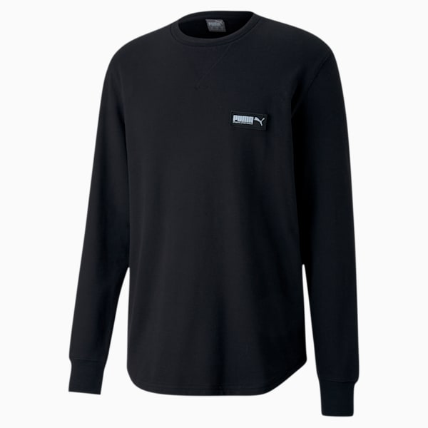 FUSION Men's Crewneck Sweatshirt, Puma Black, extralarge