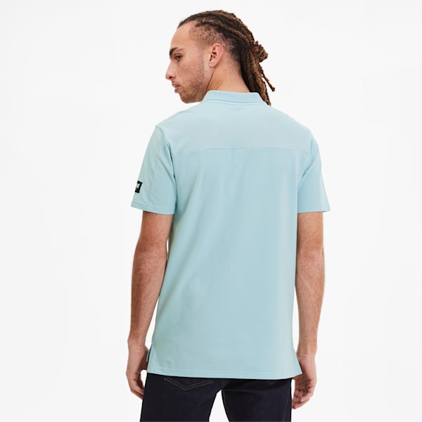 Athletics Men's Polo, Aquamarine, extralarge