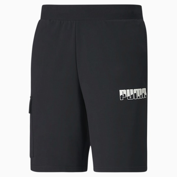 Rebel Bold Men's Shorts, Puma Black, extralarge