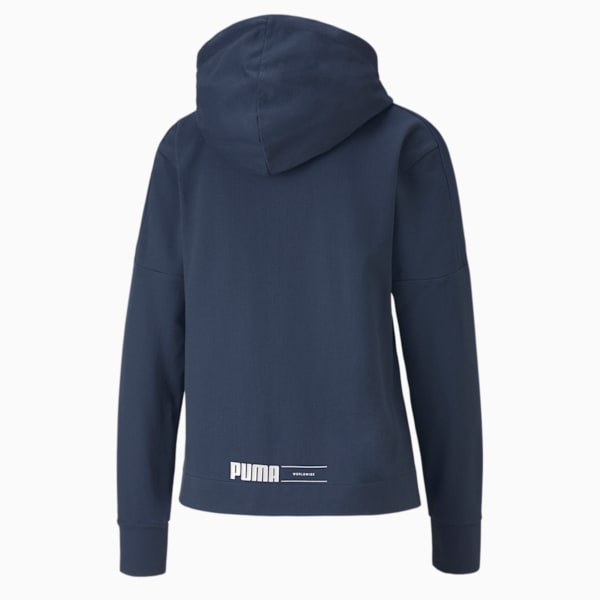 Navy puma hoodie womens sales