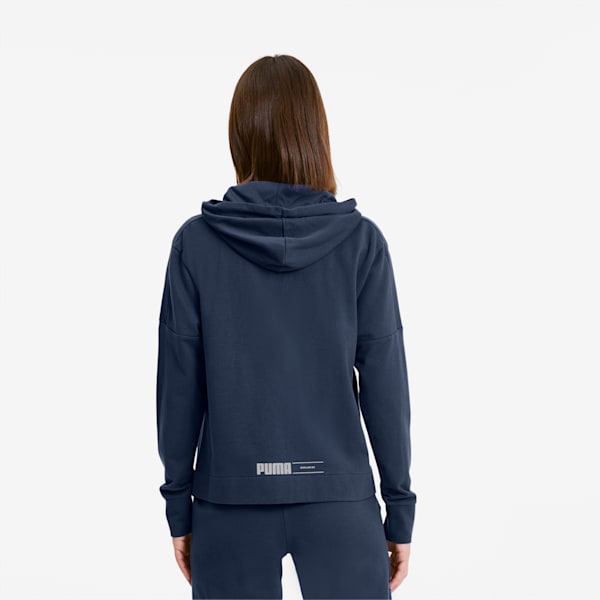 NU-TILITY Women's Full Zip Hoodie, Dark Denim, extralarge