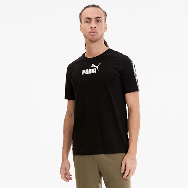 Amplified Men's Tee, Puma Black, extralarge