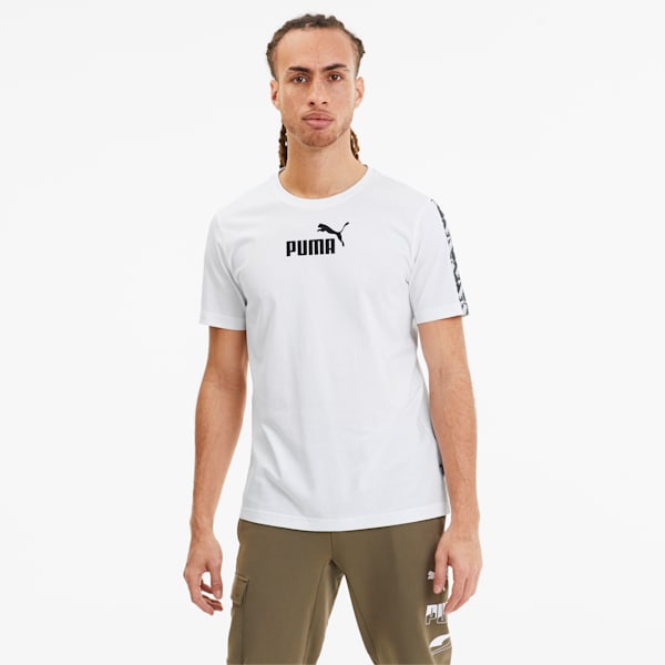 Amplified Men's Tee, Puma White, extralarge