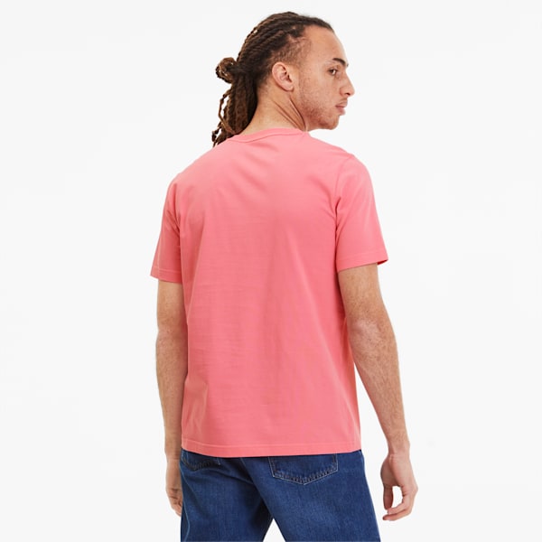 Big Logo Men's Tee, Bubblegum, extralarge