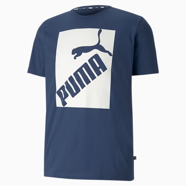 Big Logo Men's Tee, Dark Denim, extralarge