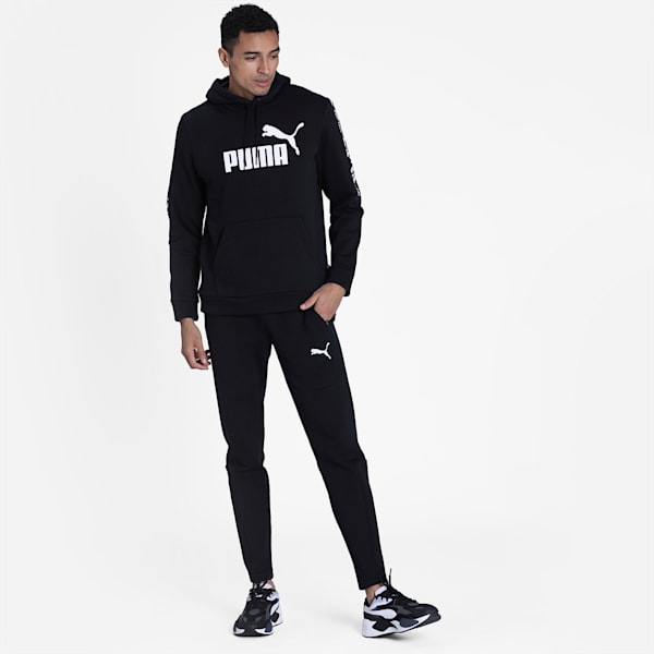 Amplified Fleece Men's Hoodie, Puma Black, extralarge-IND
