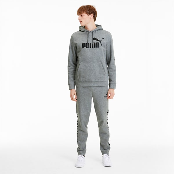 Amplified Men's Hoodie, Medium Gray Heather, extralarge