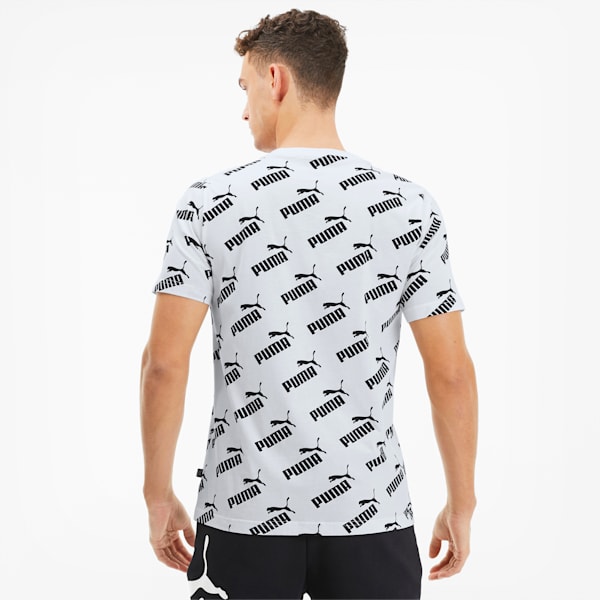 Amplified Men's AOP Tee, Puma White-Puma Black, extralarge