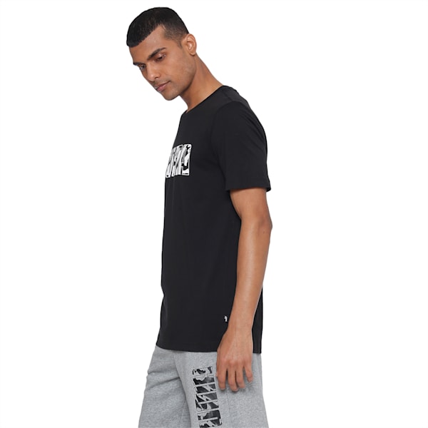 Graphic  T-shirt, Puma Black, extralarge-IND