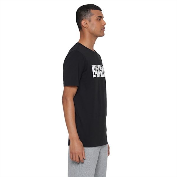 Graphic  T-shirt, Puma Black, extralarge-IND