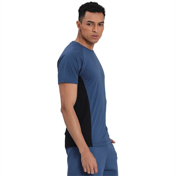 EVOSTRIPE Men's Slim T-Shirt, Dark Denim