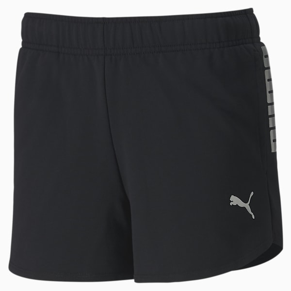 Knitted Women's Shorts, Puma Black, extralarge-AUS