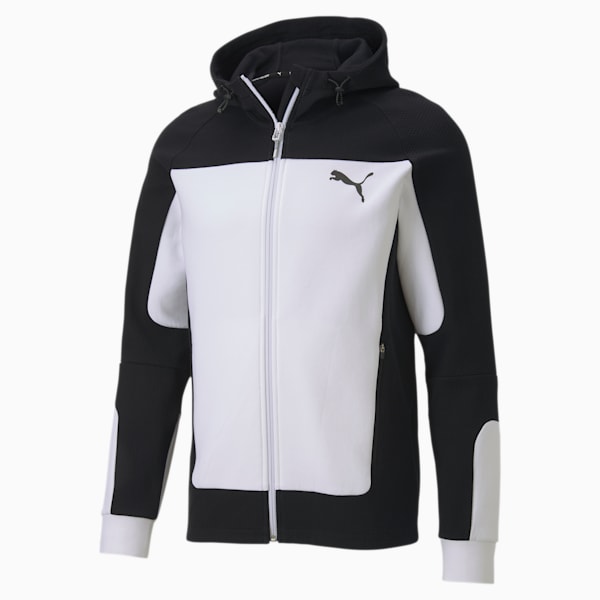 Evostripe Men's Hooded Jacket, Puma White, extralarge