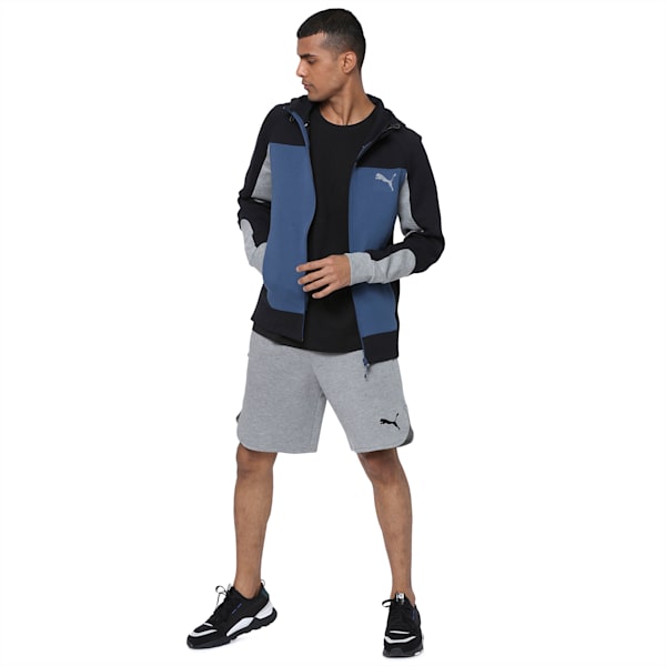 EVOSTRIPE Hooded Jacket, Dark Denim, extralarge-IND