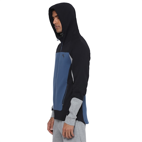EVOSTRIPE Hooded Jacket, Dark Denim, extralarge-IND