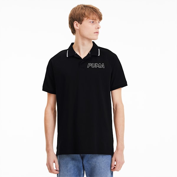 Modern Sports Men's Polo, Puma Black, extralarge