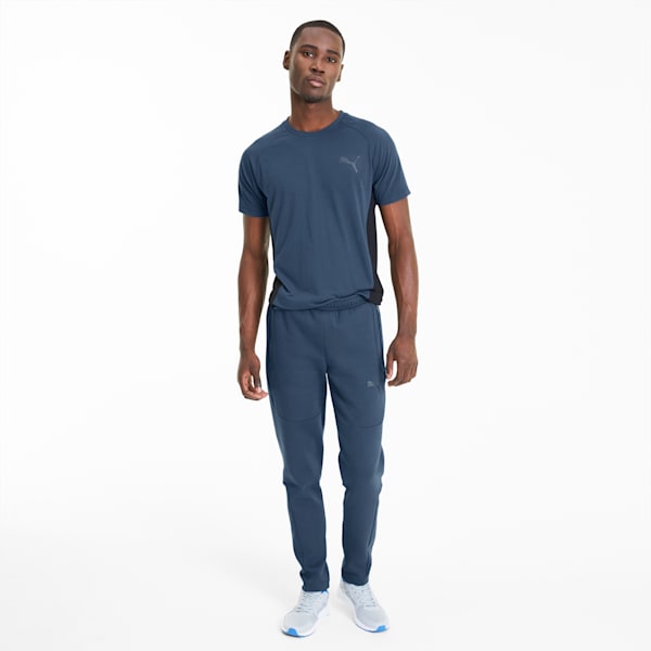 Evostripe Men's Sweatpants, Dark Denim, extralarge