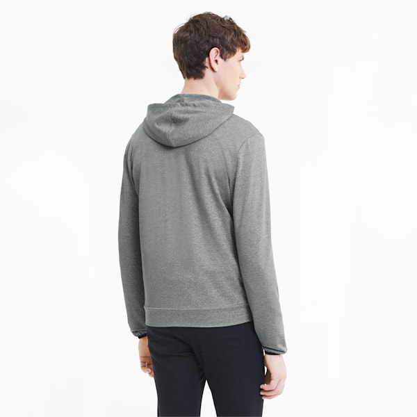 RTG DryCELL Men's Full Zip Hoodie, Medium Gray Heather