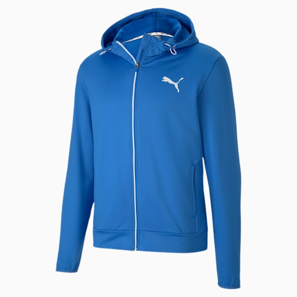 RTG Men's Full Zip Hoodie, Palace Blue, extralarge