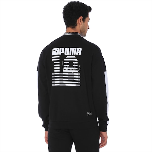 PUMA x one8 Men's Knitted Track Jacket, Puma Black, extralarge-IND