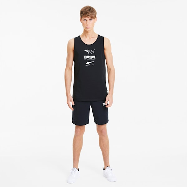 Rebel Men's Tank, Puma Black, extralarge