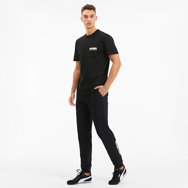 Rebel Men's Tee, Puma Black, extralarge