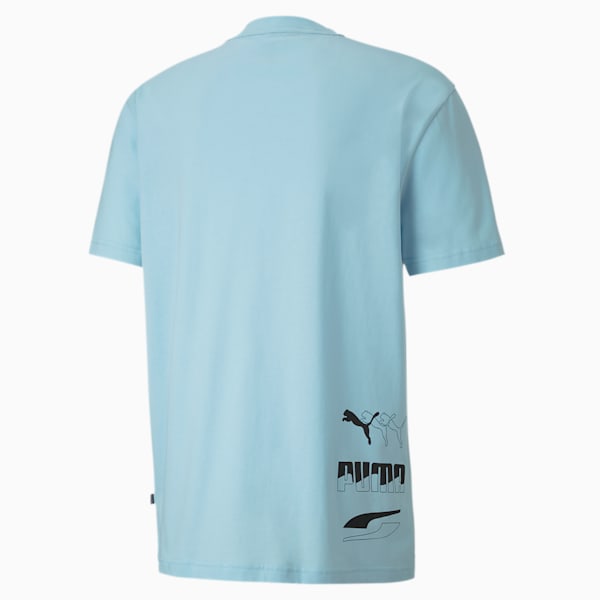 Rebel Men's Tee, Aquamarine, extralarge