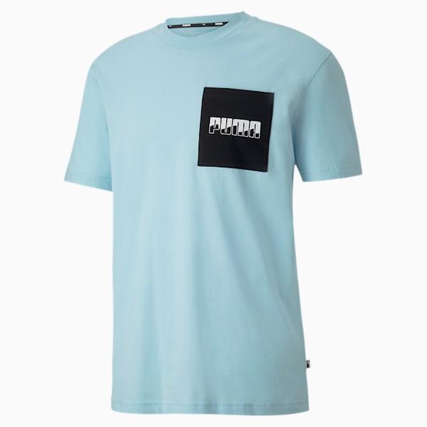 Rebel Men's Tee, Aquamarine, extralarge