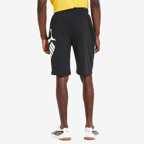 Big Logo Men's Shorts, Puma Black