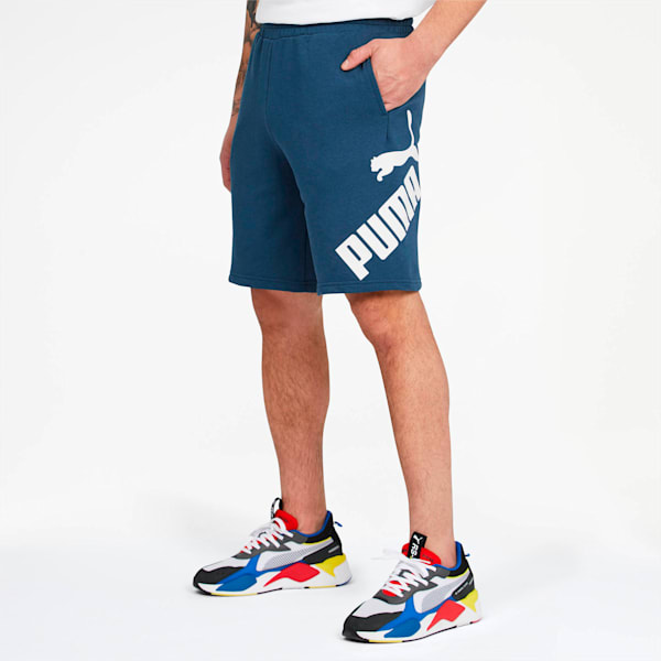 Big Logo Men's Shorts, Dark Denim, extralarge