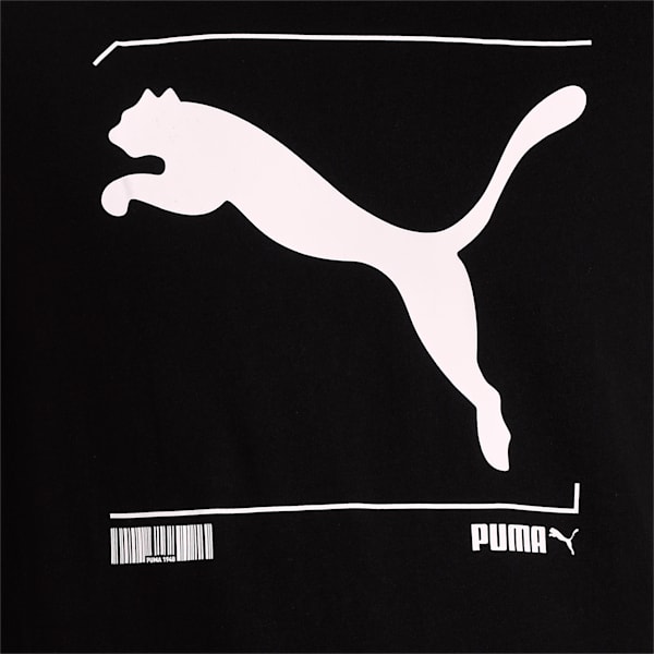 Nu-tility Graphic Men's T-Shirt, Puma Black, extralarge-IND