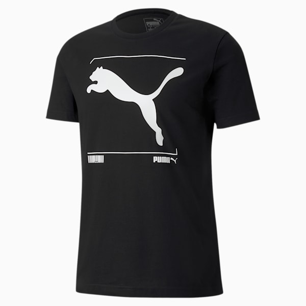 Nu-tility Graphic Men's T-Shirt, Puma Black, extralarge-AUS
