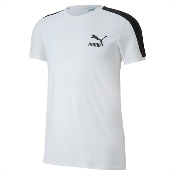 Iconic T7 Slim T-Shirt, Puma White, extralarge-IND