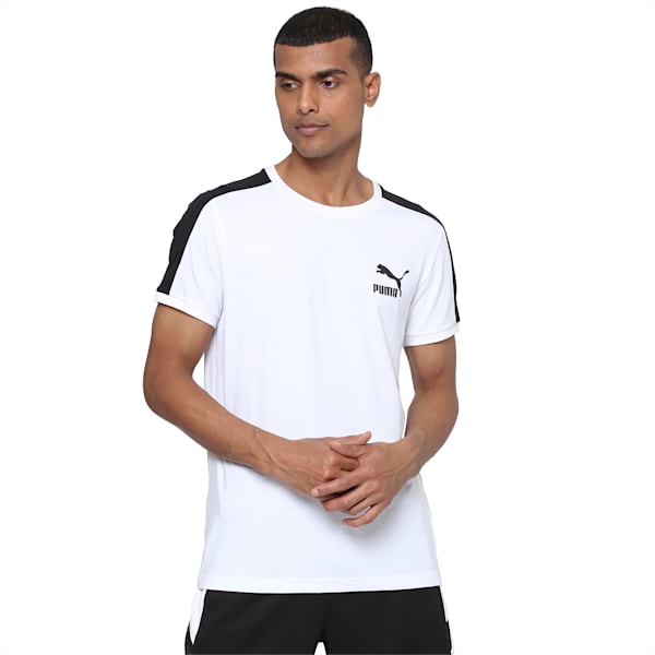 Iconic T7 Slim T-Shirt, Puma White, extralarge-IND