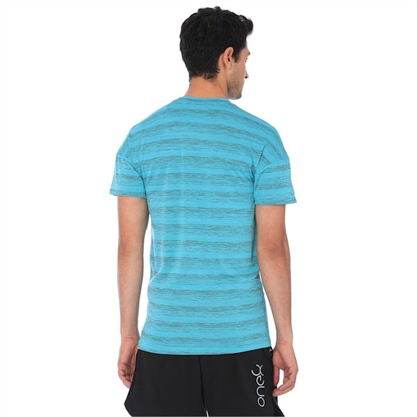 PUMA x one8 Active Men's Printed T-Shirt, Blue Turquoise Heather